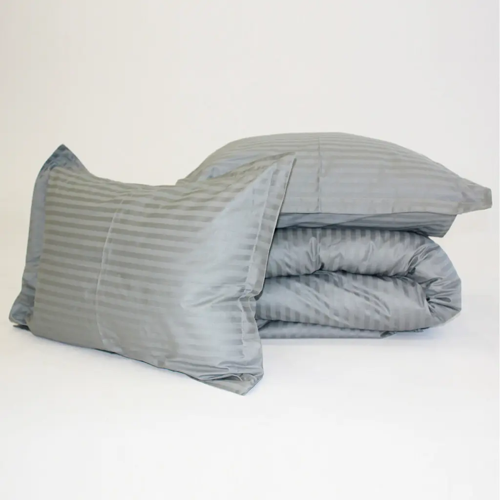 Постільна білизна MirSon Satin 30-0010LightGray 160х220 Сімейний (2200005251171) - фото 9