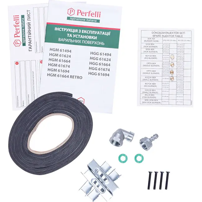 Варильна поверхня Perfelli HGM 61494 газова WH - фото 11