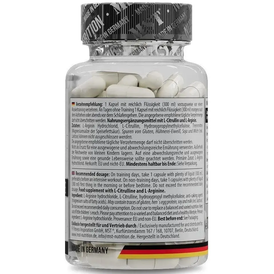 Предтренировочный комплекс MST Amino Pump, 60 капсул - фото 3
