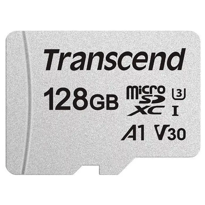 Карта пам'яті Transcend 128GB microSDXC UHS-I/U3 Class 10 300S A1 + SD-adapter (TS128GUSD300S-A) - фото 2