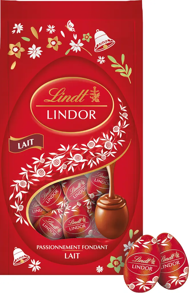 Пасхальні міні-яйця Lindt Lindor молочний шоколад 180 г - фото 2