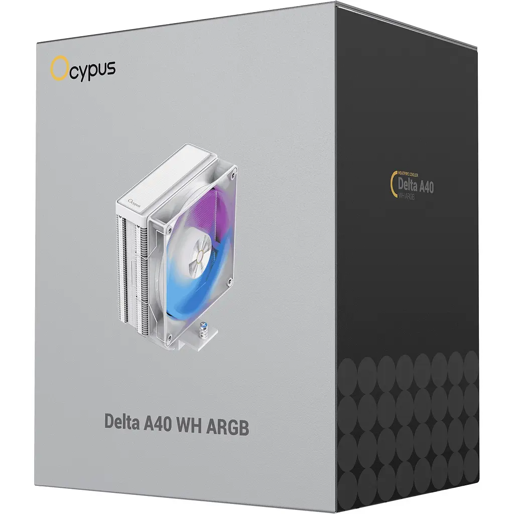 Кулер для процесора Ocypus Delta A40 ARGB White (DELTA-A40-WH1NAWN00X-GL) [165819] - фото 9