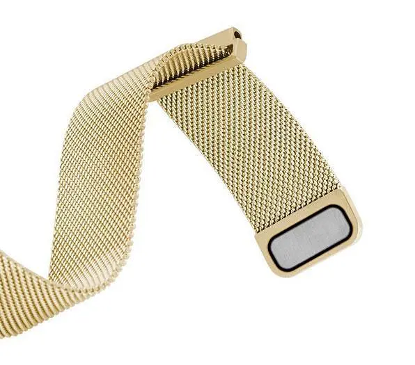 Миланский сетчатый ремешок Primo для часов Huawei Watch GT 2/GT Active 46 мм Gold - фото 4