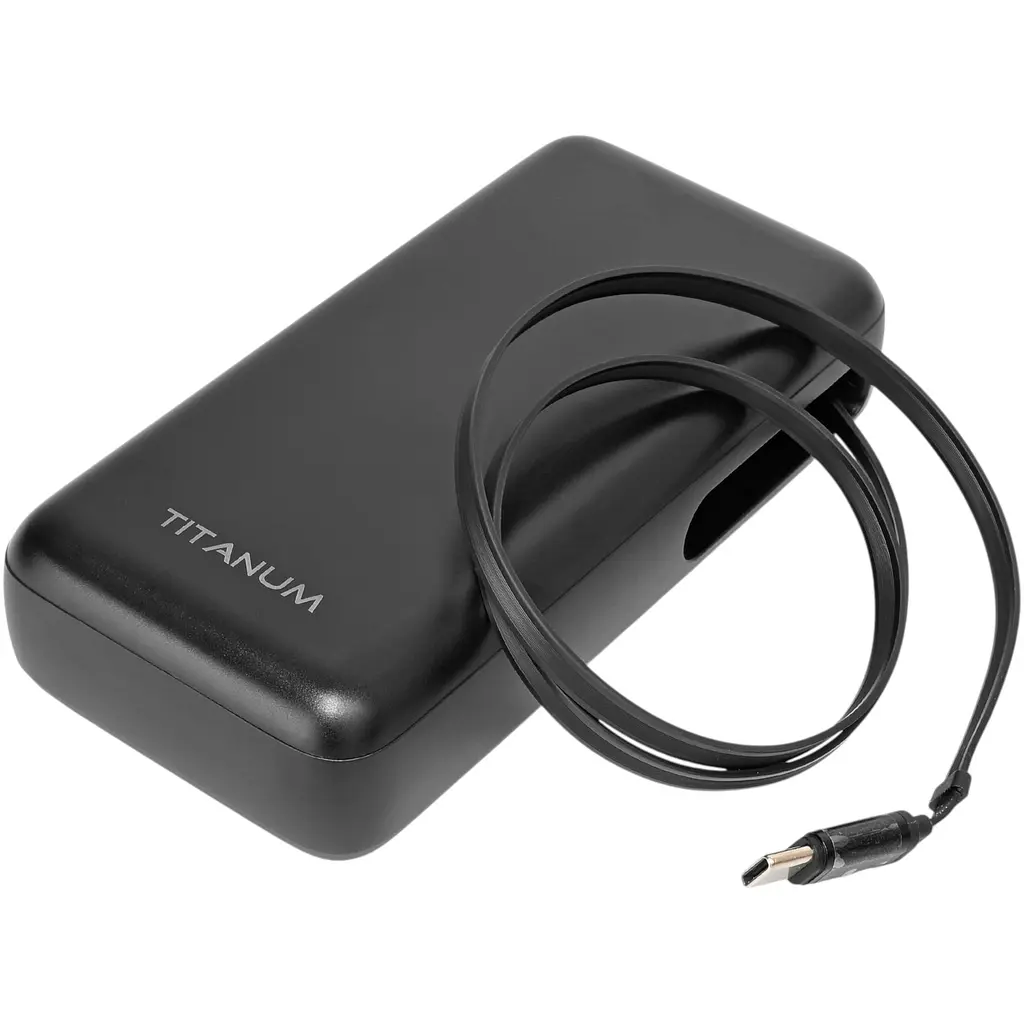 Повербанк Titanum WCS20 PD45W 20000 mAh чорний (TPB-WCS20-B) - фото 11