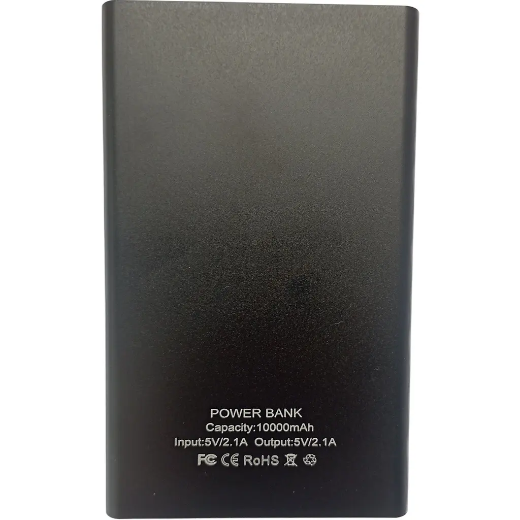УМБ Power Bank Pineng 9800mAh повербанк зовнішній акумулятор Black (11243) - фото 5