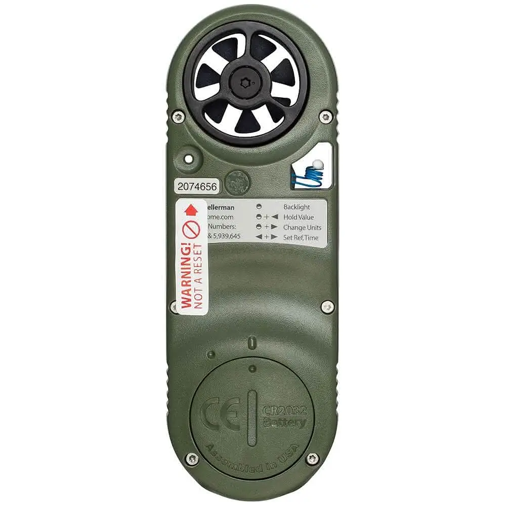 Метеостанція Kestrel 2500NV Olive з нічним підсвічуванням (0825NV) - фото 4