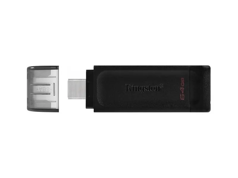 USB флеш накопичувач Kingston 64 GB DataTraveler 70 USB Type-C (DT70/64GB) - фото 2