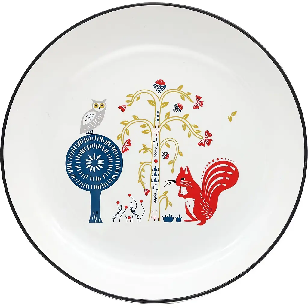 Тарілка десертна МВМ My Home 21.5 см біла (KP-54 WHITE)