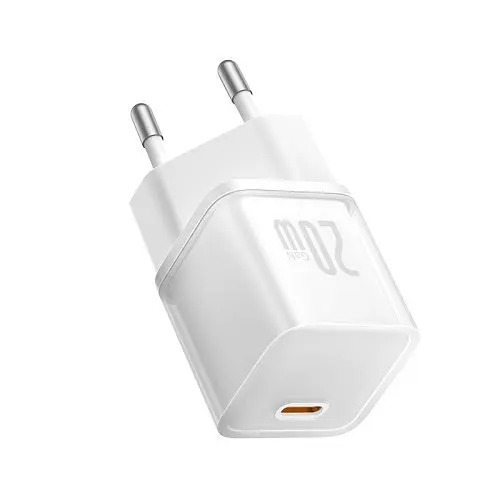 Сітчасте зарядне пристрій Baseus GaN5S Fast Charger 1C 20W EU білий P10162503213-00 - фото 2