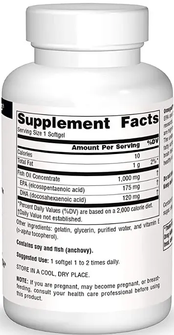 Риб'ячий жир Омега-3 Source Naturals Omegaepa Fish Oil 1000 мг 100 капс - фото 2