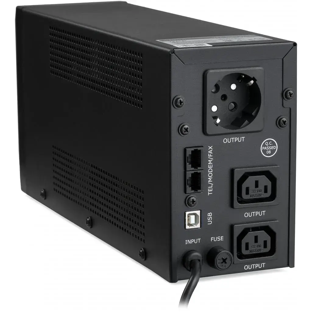 Пристрій безперебійного живлення Vinga LED 850VA metal case with USB (VPE-850PRMU) - фото 3