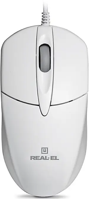 Миша REAL-EL RM-211 USB white - фото 5