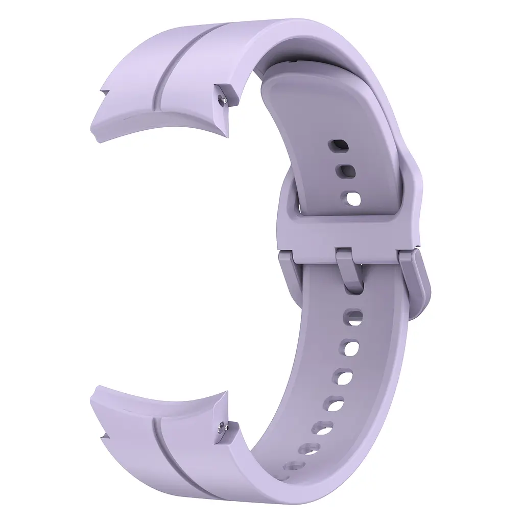 Ремінець для Samsung Galaxy Watch 6 40mm 6 44mm - фіолетовий ширина кріплення 20мм силікон Watchbands Five Classic (W10-4WB39006028) - фото 3