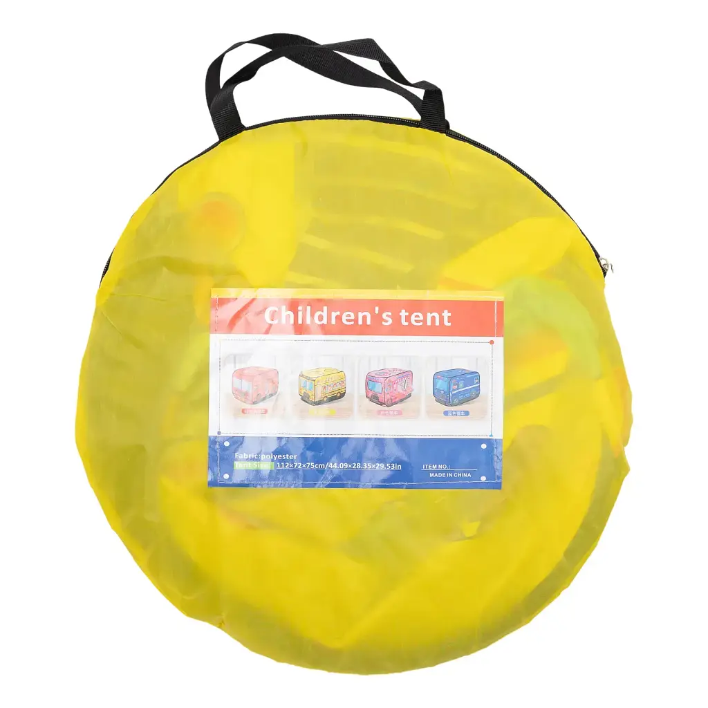 Намет дитячий ігровий LUGI HP-S-5NDY Шкільний автобус 110х70х66 см жовтий - фото 5