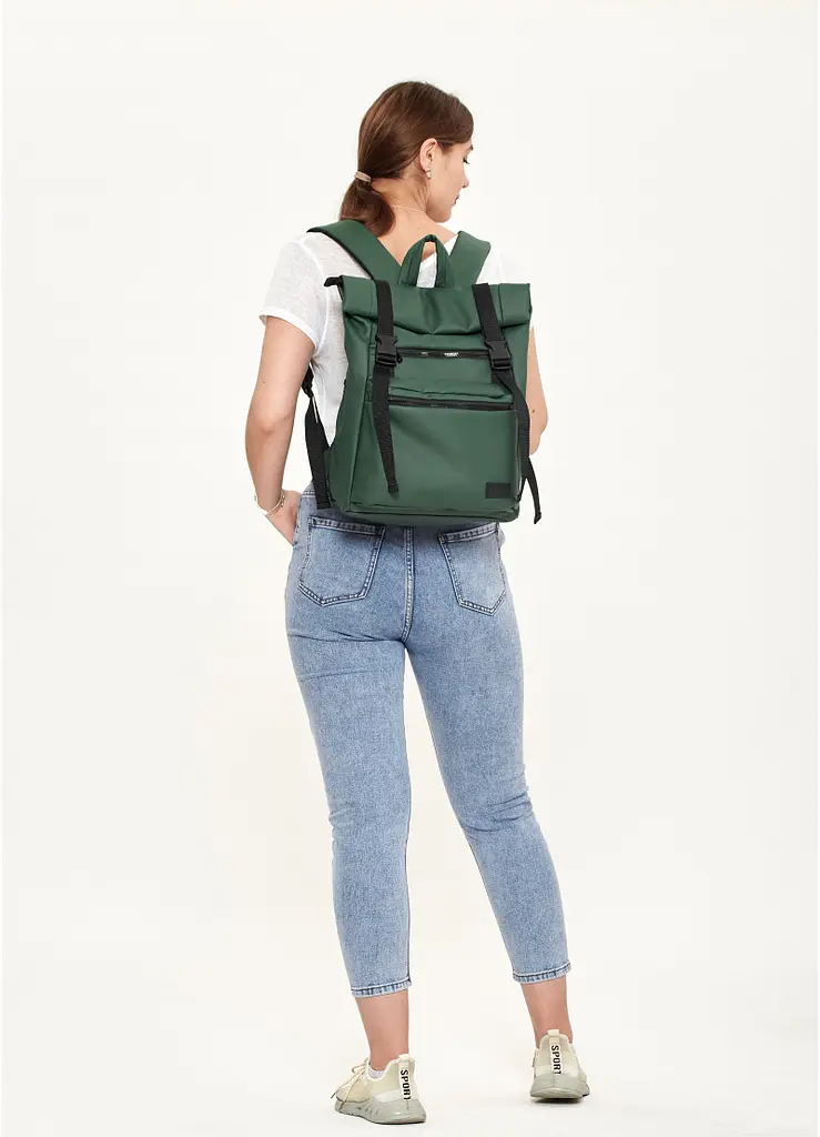Рюкзак ролл Sambag унисекс RollTop LTT зеленый 41 x 30 x 16 см (24238007) - фото 6