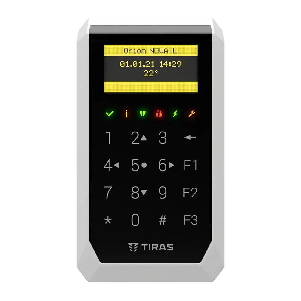 Клавіатура Tiras K-PAD OLED+ Black з OLED-дисплеєм та вбудованим зчитувачем NFC/Mifare (21-00068) - фото 5