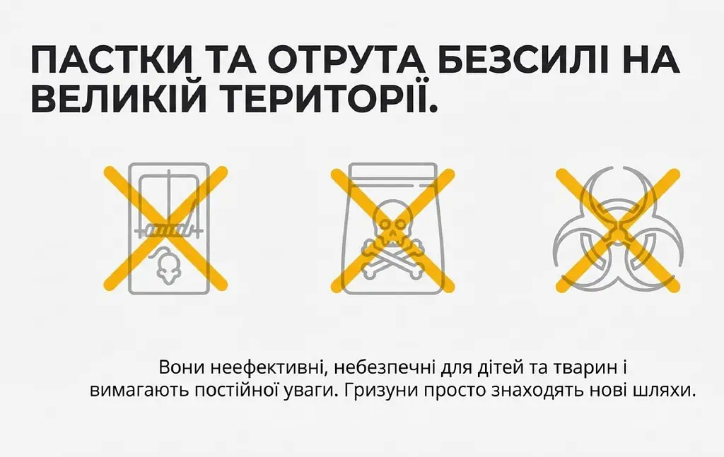Ультразвуковий відлякувач мишей та щурів ТурбоКіт-1500 - фото 5