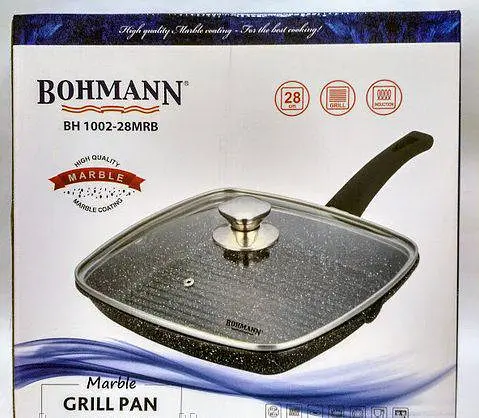 Сковорода гриль Bohmann BH 1002-28 MRB - фото 10