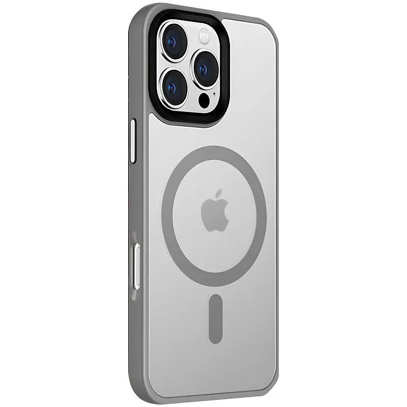 Чохол Ummi Colorful with MagSafe для Apple iPhone 16 Pro Max 6.9" Сірий/Grey - фото 2