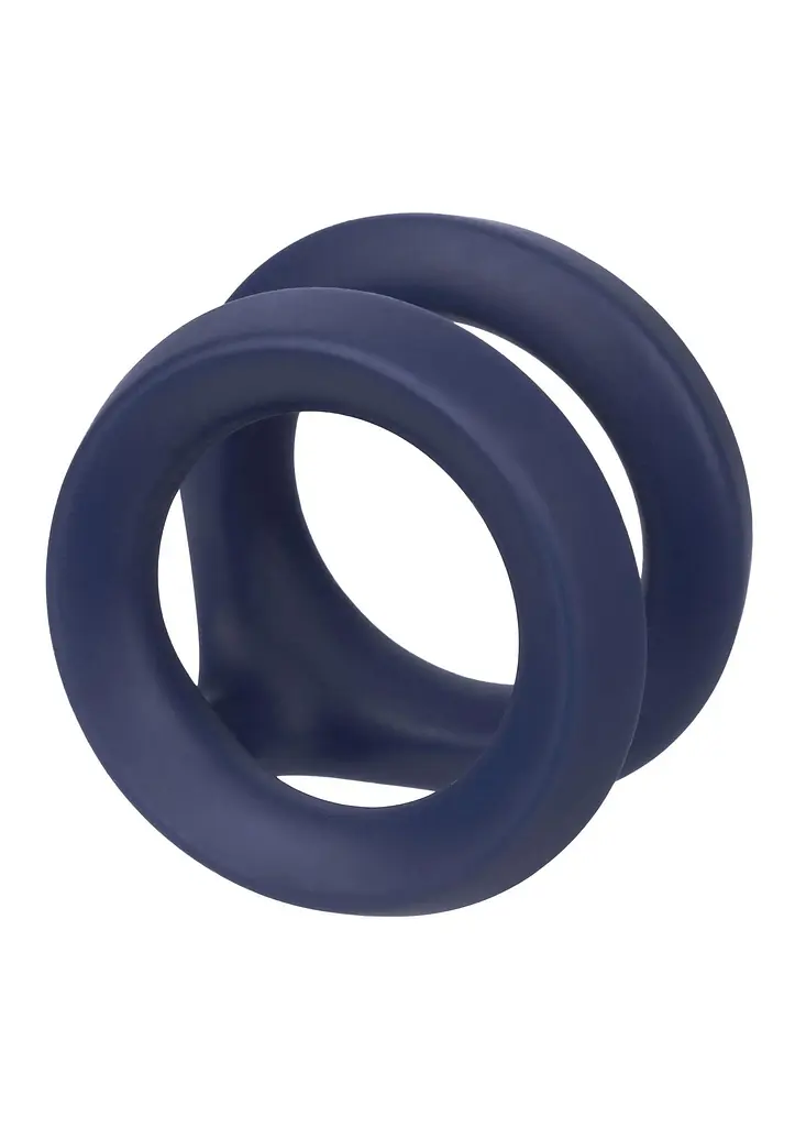 Ерекційне кільце Calexotics Viceroy Dual Ring, 3,2 см (синій) - фото 8