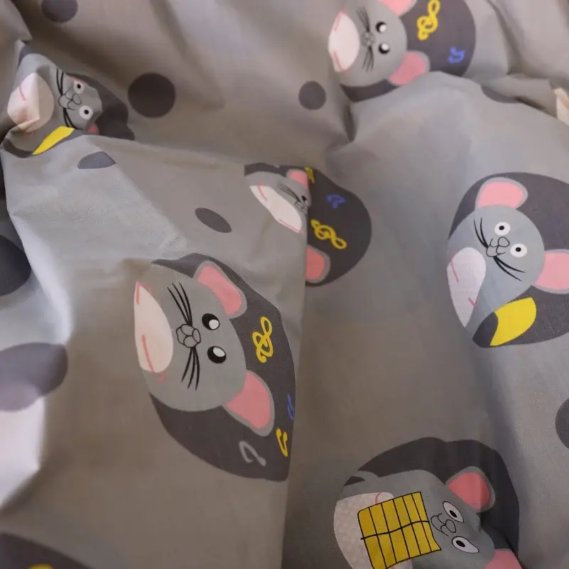 Підковдра MirSon Бязь Kids Time 20-0029 Funny mice 143х210 см (2200009638107) - фото 6