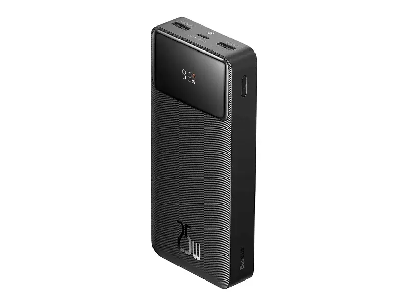Зовнішній акумулятор (Power Bank) BASEUS Bipow 20000mAh 25W Black (PPBD020301) - фото 3
