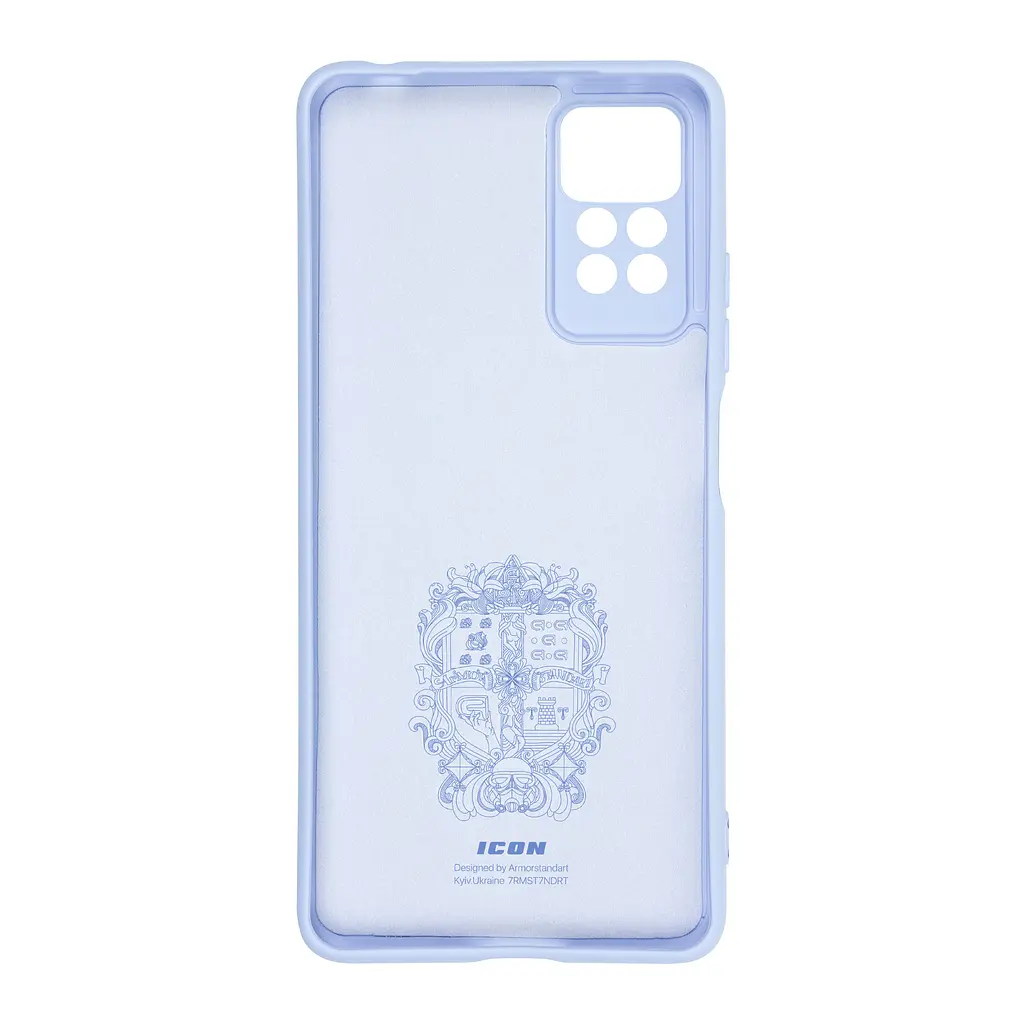 Чехол ArmorStandart ICON для Xiaomi Redmi Note 12 Pro 4G Camera cover Lavender (ARM67766) - фото 2