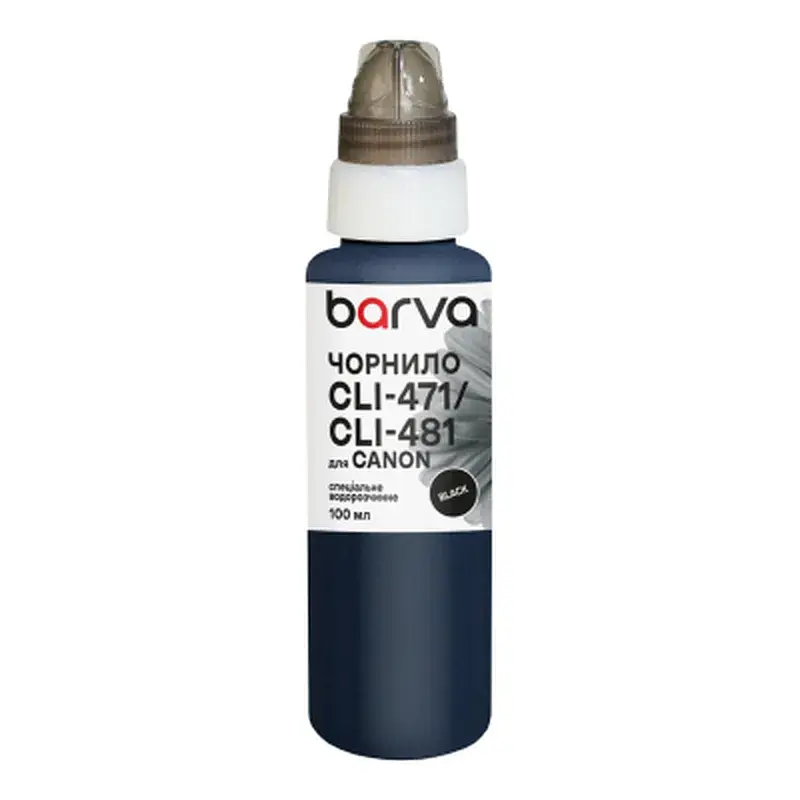 Чорнило Barva Canon CLI-471/CLI-481 100 мл, special, black (C471-553e)