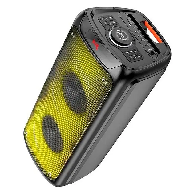 Колонка бездротова — караоке Hoco DS53 Flame light BT speaker DS53 2*40W (120W Max) з 2 мікрофонами - фото 6