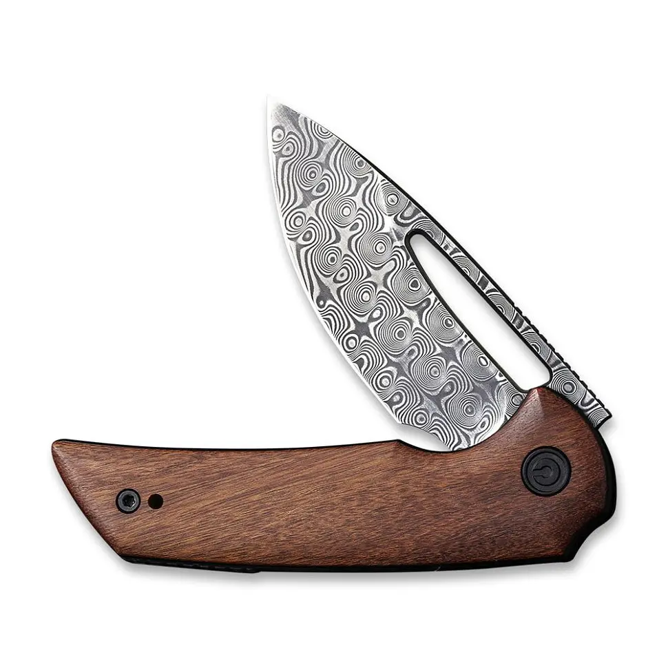 Ніж складаний кишеньковий Civivi Odium, (6.7 см) Damascus / Guibourtia Wood - фото 4