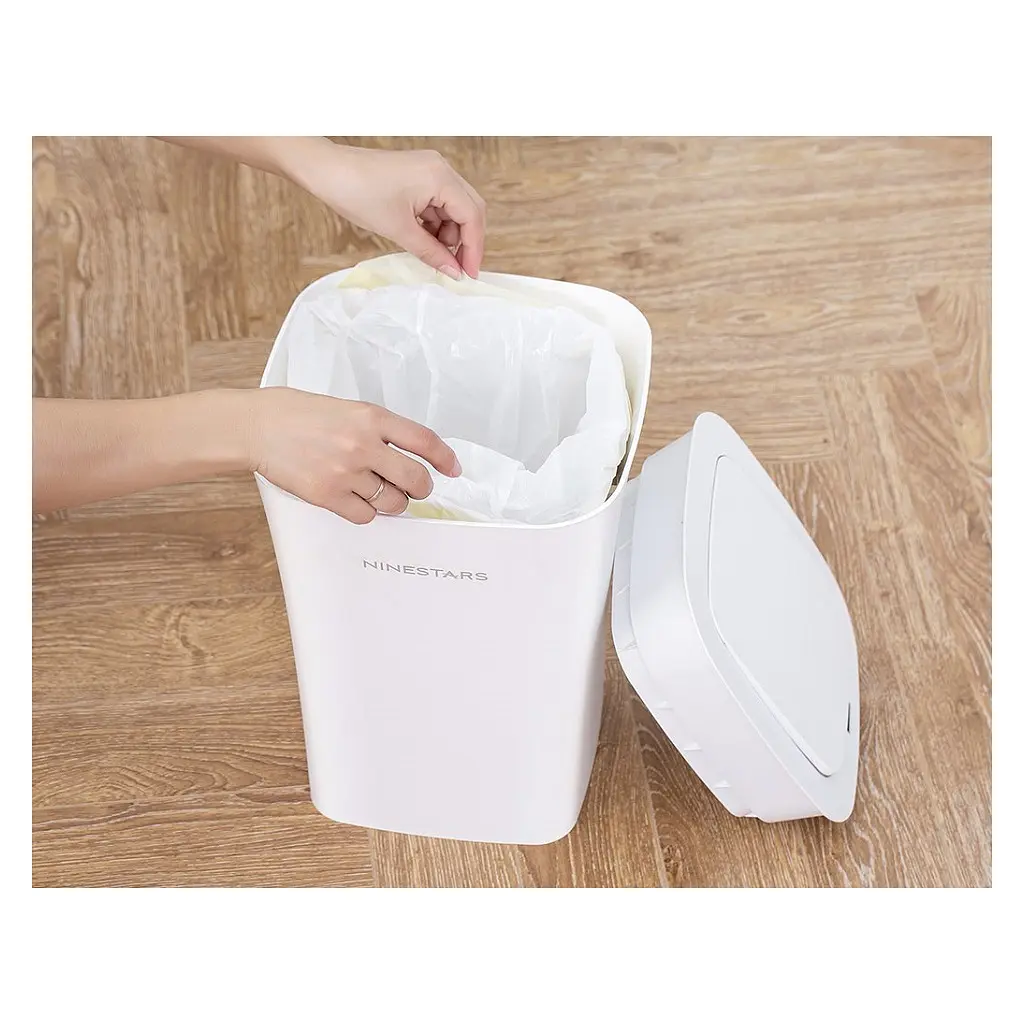 Контейнер для сміття Xiaomi Ninestars Waterproof Induction Trash White (DZT-10-11S) - фото 6