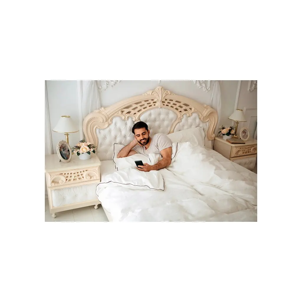 Постільна білизна MirSon Сатин Premium Corner Moko White 110х140 (2200001484283) - фото 5