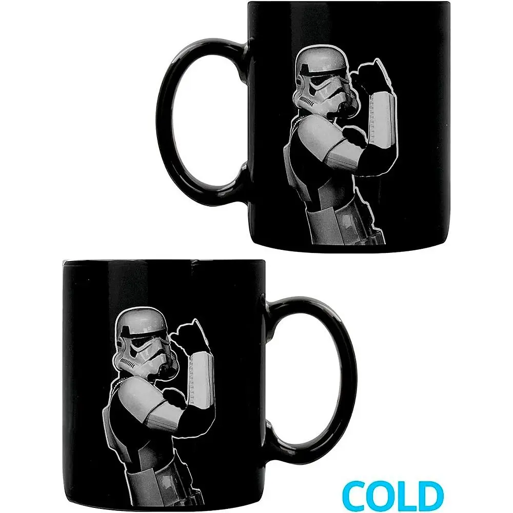 Чашка хамелеон GB Eye Star Wars Original Stormtrooper Hit It 320 мл - фото 3