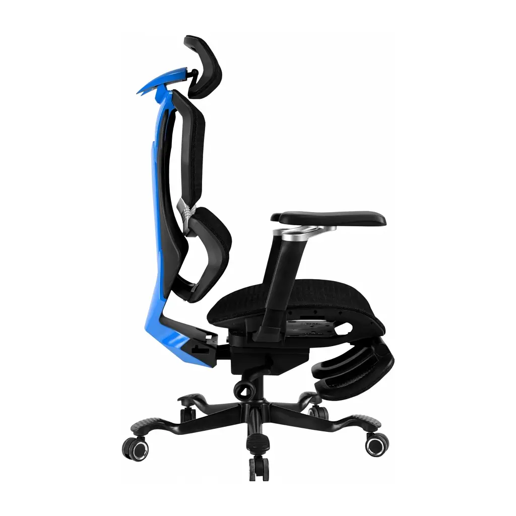 Крісло ігрове GT Racer X-7001 Black/Blue - фото 3