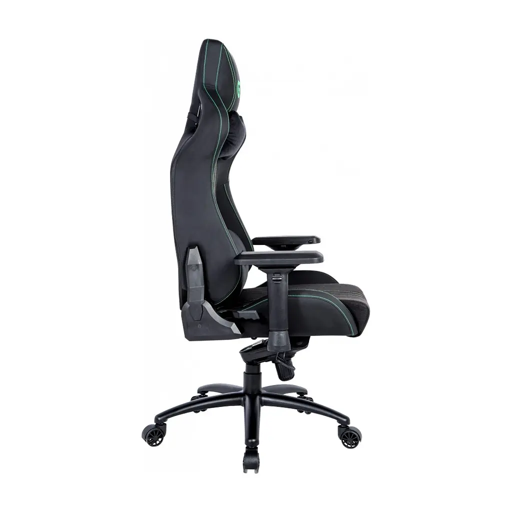 Крісло ігрове GT Racer X-8006 Black/Green (X-8006 Fabric Black/Green) - фото 3