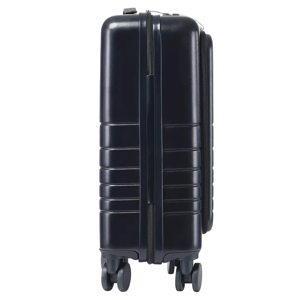 Валіза Semi Line 20 дюймів (S) T5964-2, ABS, з USB-зарядкою та відділенням для ноутбука, ручна поклажа, чорний - фото 5