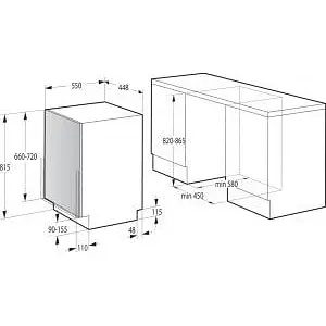Посудомоечная машина Gorenje GV520E11 - фото 5