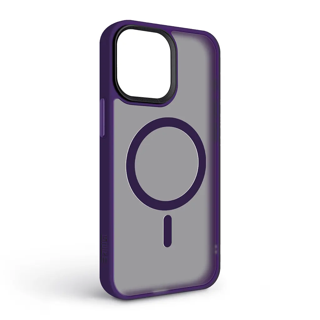 Чехол для Apple iPhone 15 Pro Max, Uniq MagCase, фиолетовый, противоударный, панель-накладка с магсейф, ударопрочный TPU+PC, с магнитом MagSafe, поддержка полноценной беспроводной зарядки, ArmorStandart (ARM75310) - фото 2