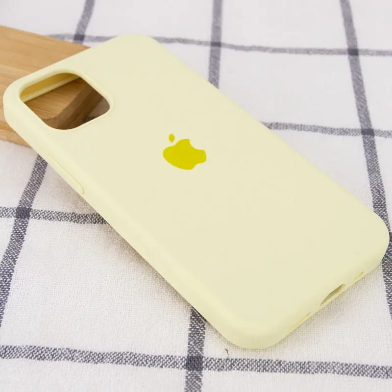 Чехол Silicone Case Full Protective (AA) для Apple iPhone 13 mini (5.4) Желтый / Mellow Yellow - фото 2