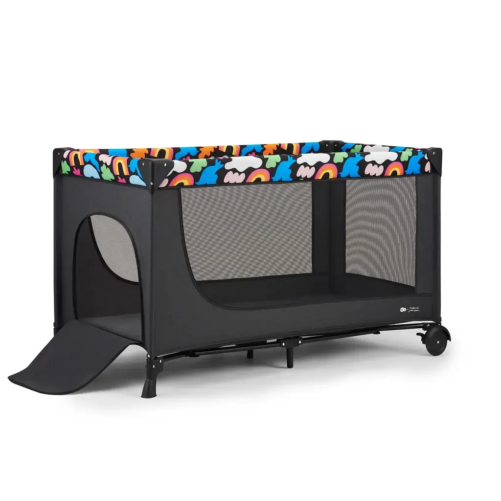 Кровать-манеж Kinderkraft Joy 2 Happy Shapes (KLJOY02HAP00000) - фото 3