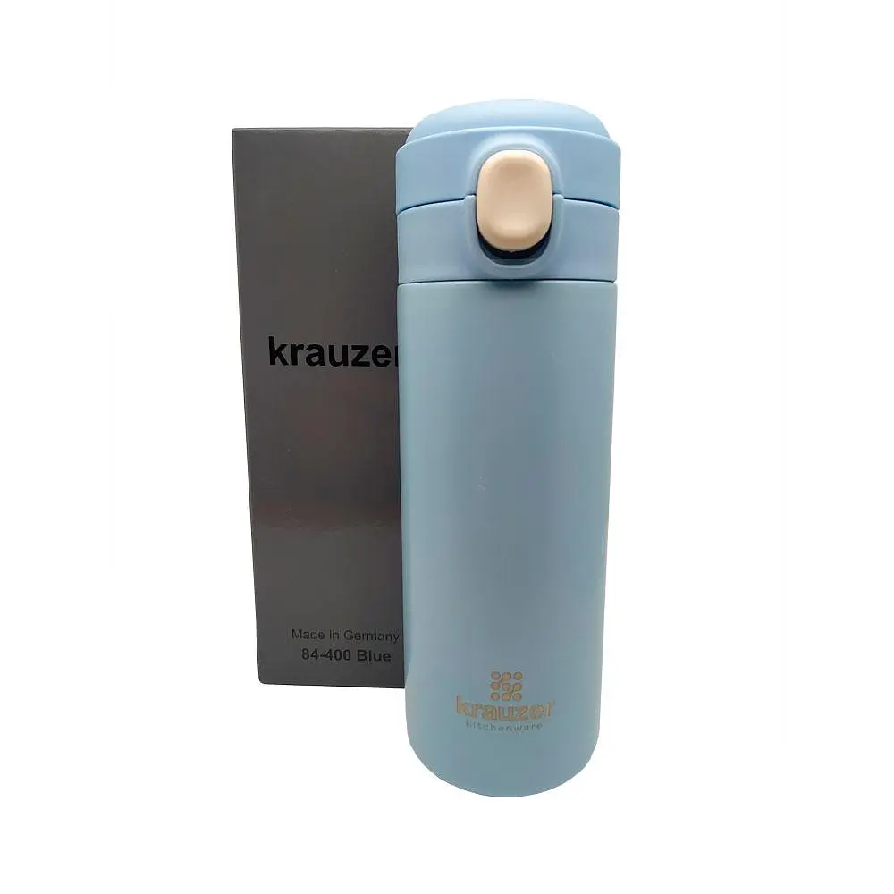 Термочашка Krauzer 350 мл блакитна (84-400Blue) - фото 3