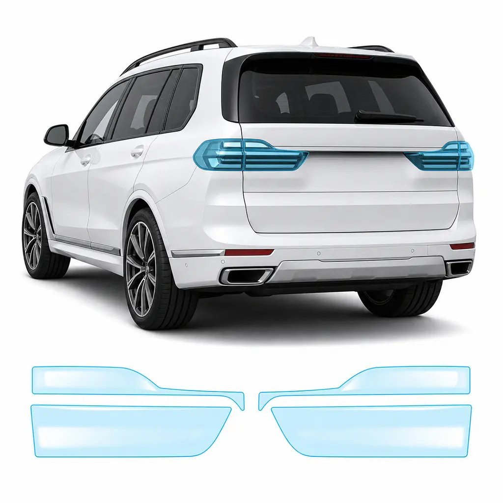 Антигравійна захисна бронеплівка за лекалами для BMW X7 G07 2019-2022 - задні ліхтарі стопи