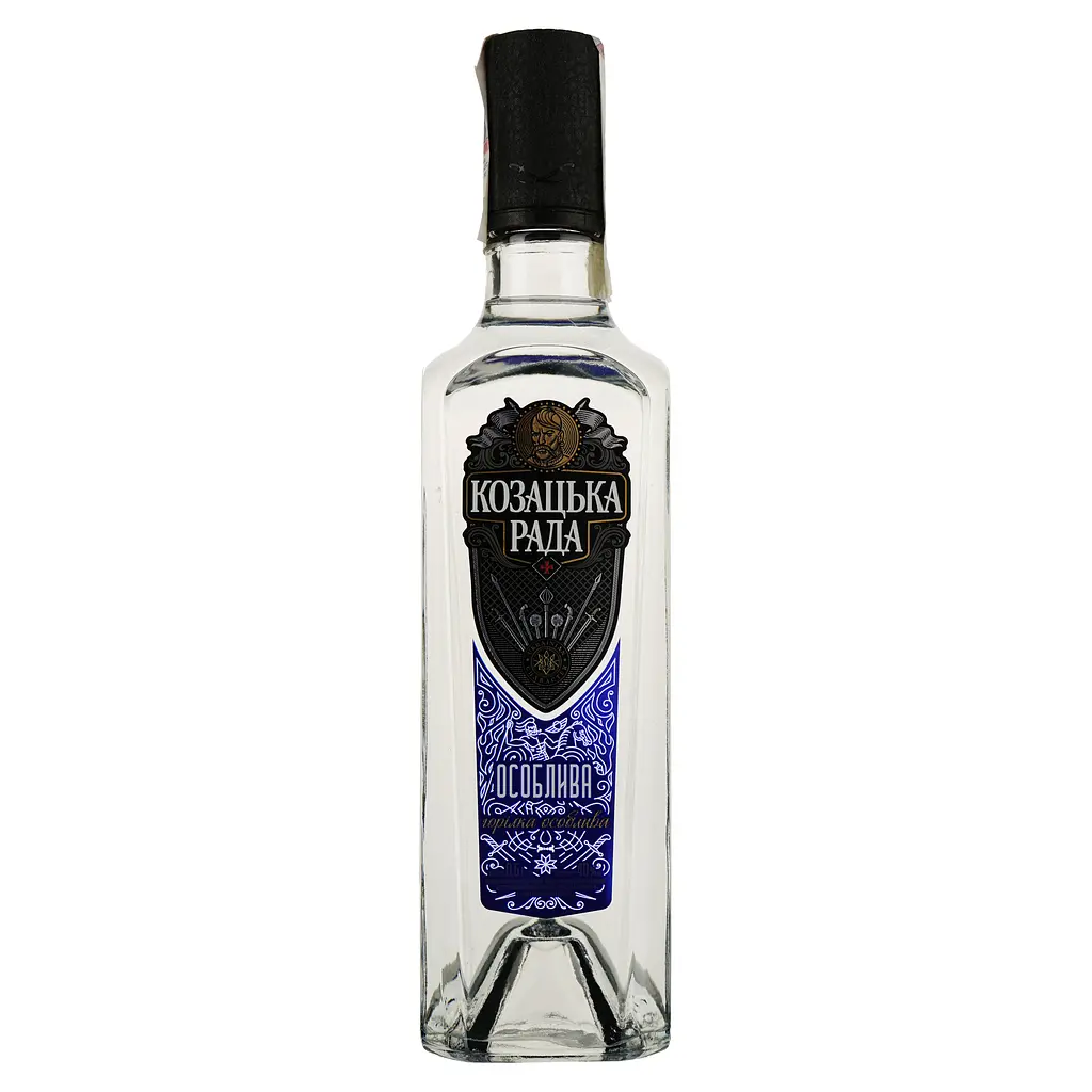 Упаковка горілки Козацька Рада Особлива 40% 3 л (0.5 л x 6 шт.) (260) - фото 2