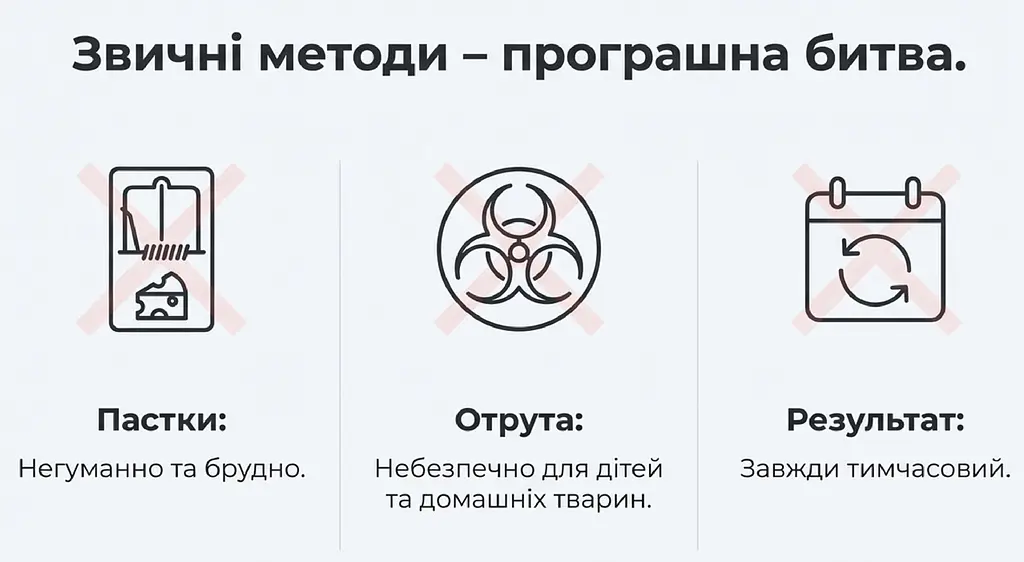Ультразвуковий відлякувач мишей та щурів СуперКіт-1000 - фото 9