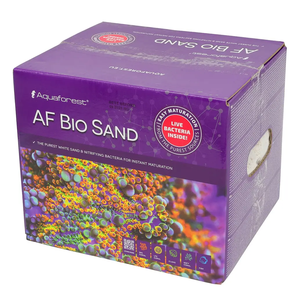 Живий пісок для морського акваріуму Aquaforest AF Bio Sand 10кг 1-2мм - фото 6