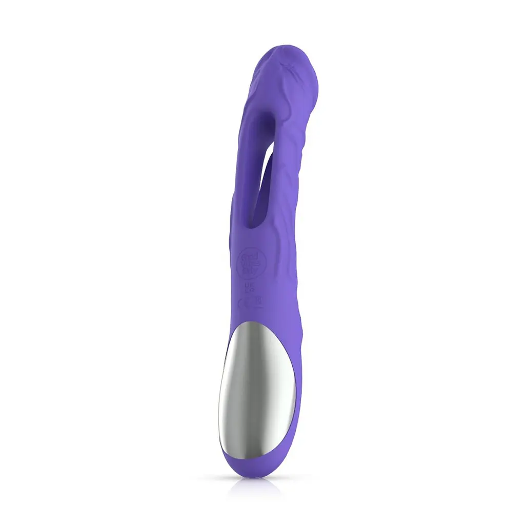 Вибратор Good Vibes Only Flax G-Spot, 25.1 см (фиолетовый) - фото 5