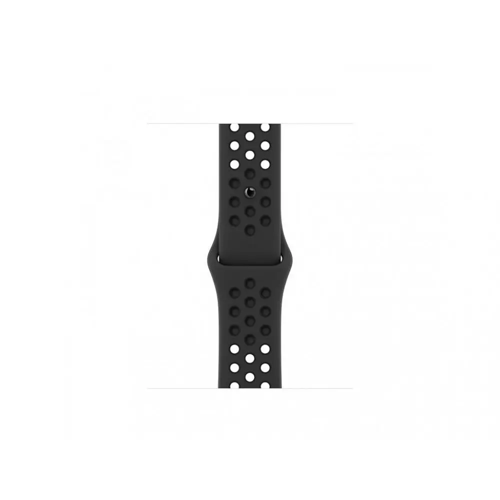 Смарт-годинник Apple Watch Nike Series 7 GPS 41 mm Midnight Aluminum Case w. Anthracite/Black Nike Sport Band (MKN43) - фото 3