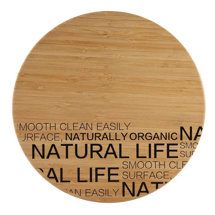 Дошка для нарізання Bergner Natural 30X1.5 см бамбук (BG-4924) 30 см - фото 2