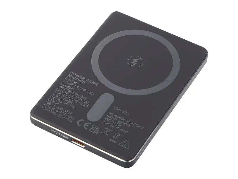 Зовнішній акумулятор (Power Bank) Intenso MW5000 5000 mAh Grey (7344024) - фото 2