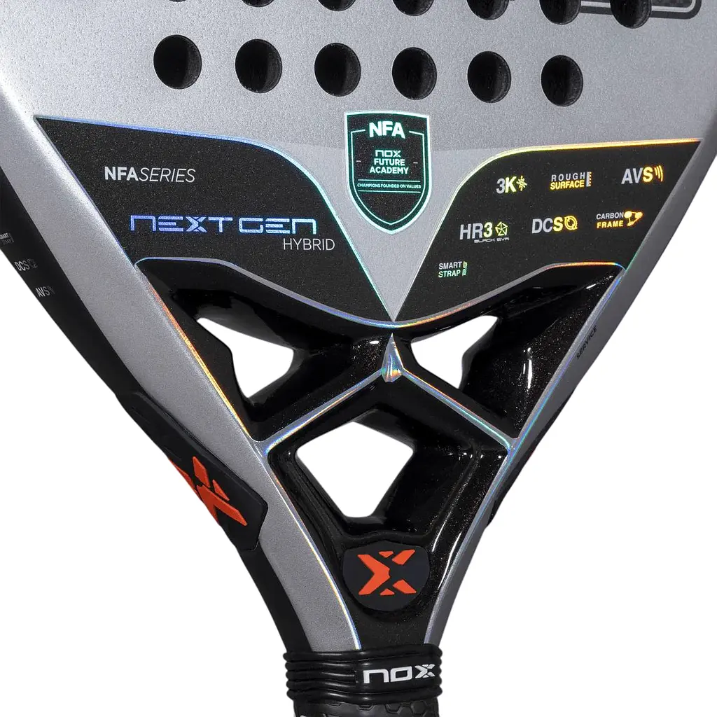 Ракетка для паделу NOX NEXTGEN PRO HYBRID 3K NFA SERIES RACKET - фото 6